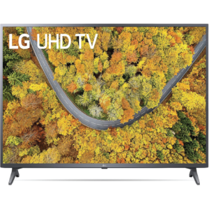LG UHD AI ThinQ 43" UP75 4K Smart TV, α5 AI Processor